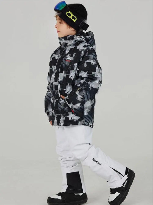Kids Outdoor Ski Jacket & Pants Set Insulated Snowboard Outwear（复制）