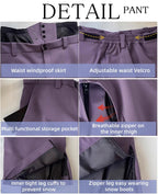 Baggy Men's Ski Jacket and Pants Set Windproof Snowboard Snowsuit