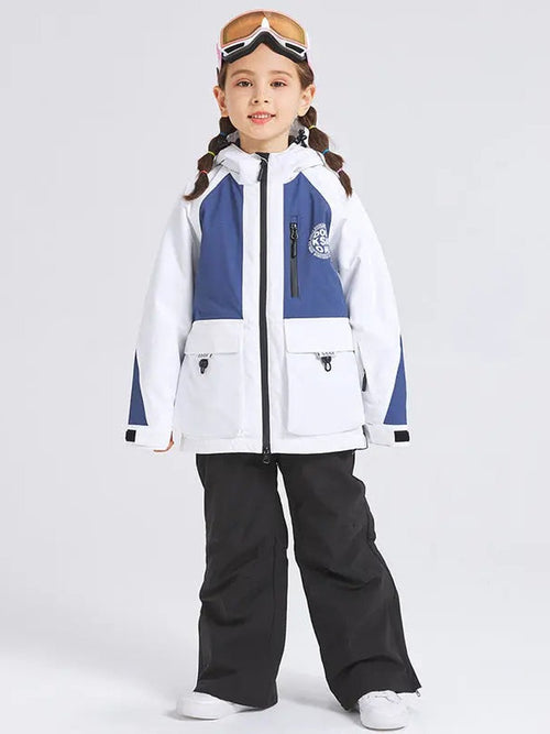 Children Insulated Ski Jacket & Bibs Baggy Snowsuits HOTIANSNOW