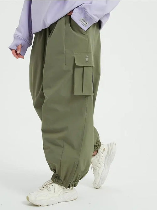Couple Baggy Ski Snow Pants Oversized Outdoor Sports Trousers