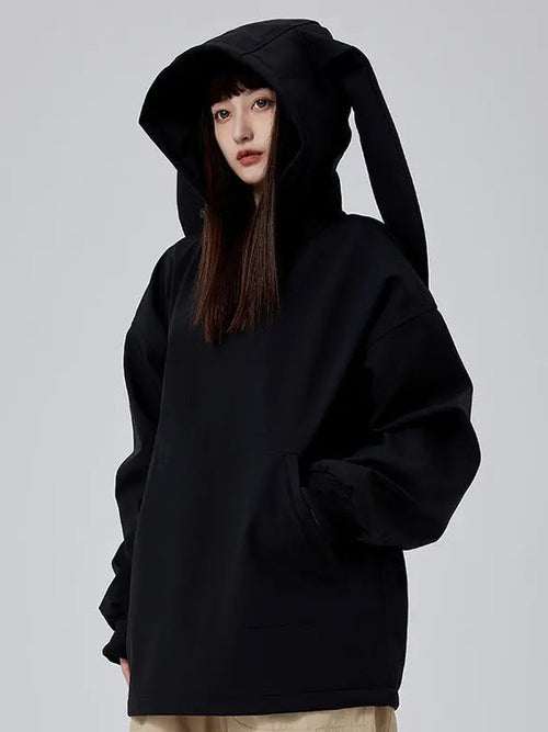 Cute Bunny Ski & Snowboard Fleece Hoodies Couple Style HOTIANSNOW