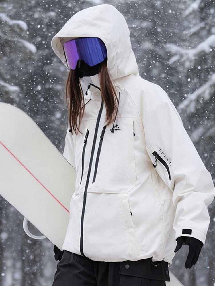 Women's 20K Waterproof Baggy Ski Snow Jacket
