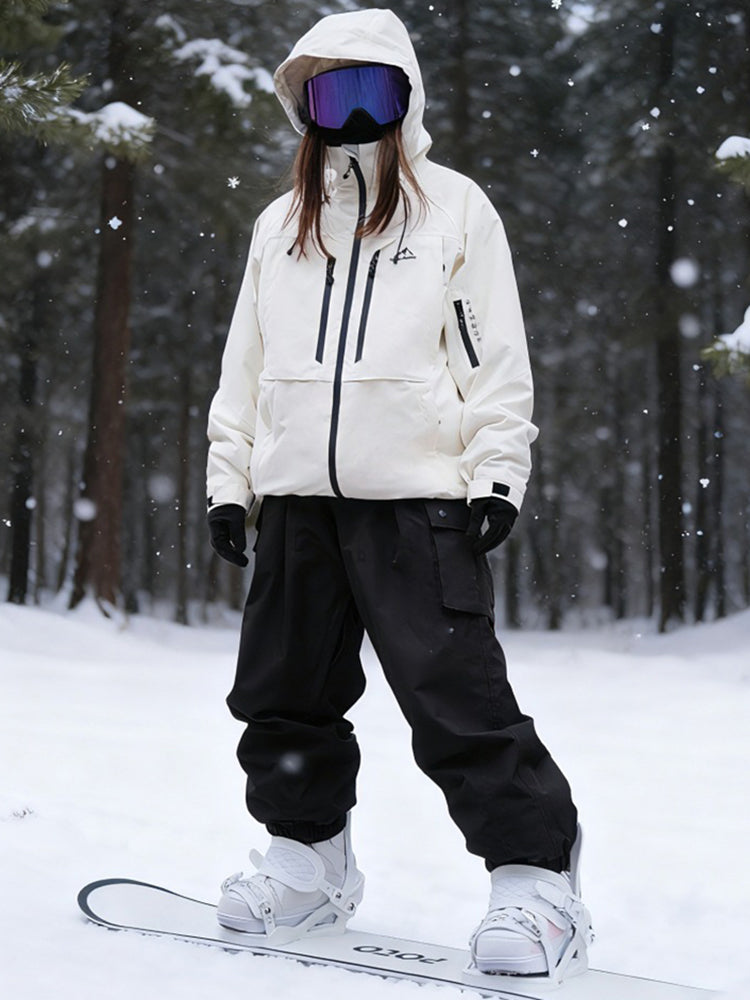 Women's 20K Waterproof Baggy Ski Snow Jacket