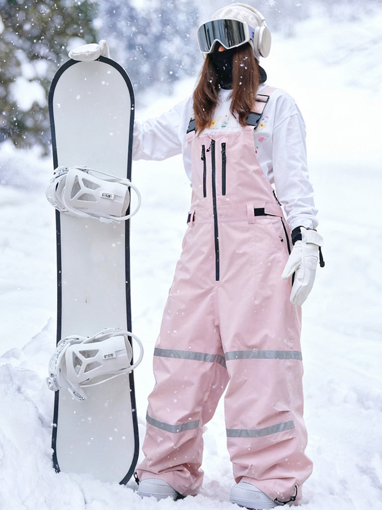 Girls' Oversized 10K Insulated Snow Bib Overalls