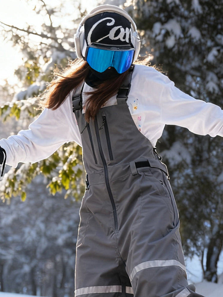 Girls' Oversized 10K Insulated Snow Bib Overalls