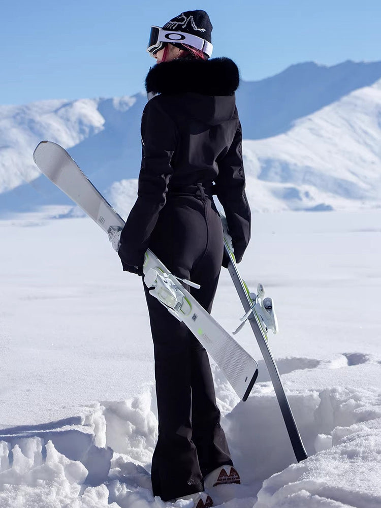 Women's Chic Full-Body One-Piece Ski Suit