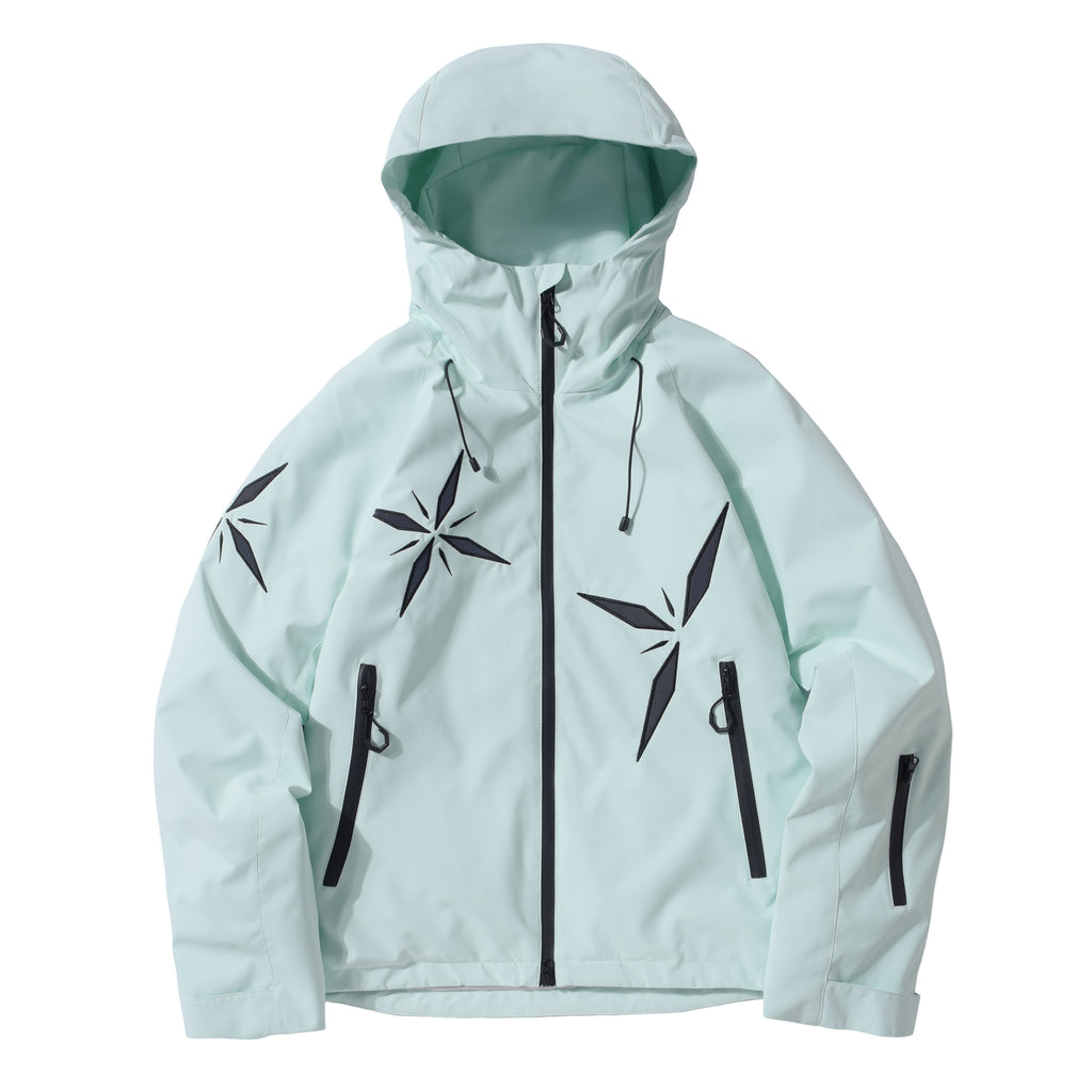 Women's Snowflake Ski Jacket – Waterproof Thermal Snow Coat