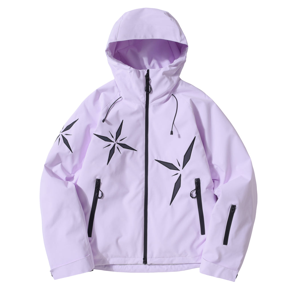 Women's Snowflake Ski Jacket – Waterproof Thermal Snow Coat