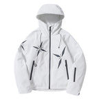 Women's Snowflake Ski Jacket – Waterproof Thermal Snow Coat