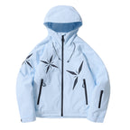 Women's Snowflake Ski Jacket – Waterproof Thermal Snow Coat