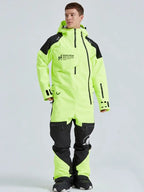 Hotian Men's Coveralls One Piece Ski Suits Winter Outdoor Waterproof - HOTIANSNOW