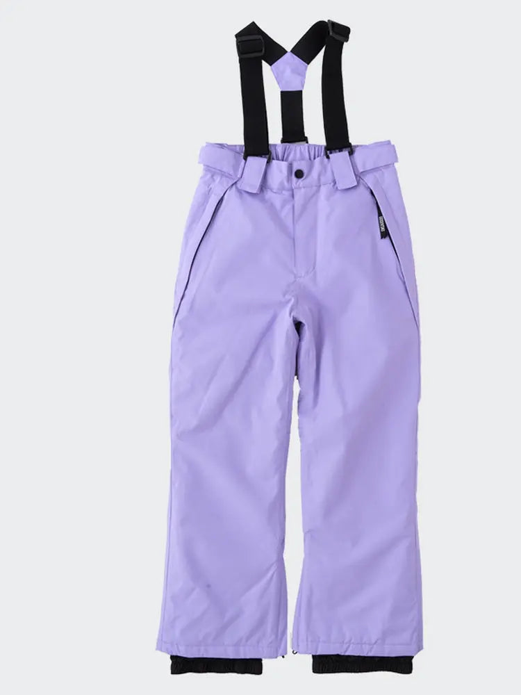Kids Insulated Ski Bib Pants | 20K Waterproof Snow Overalls