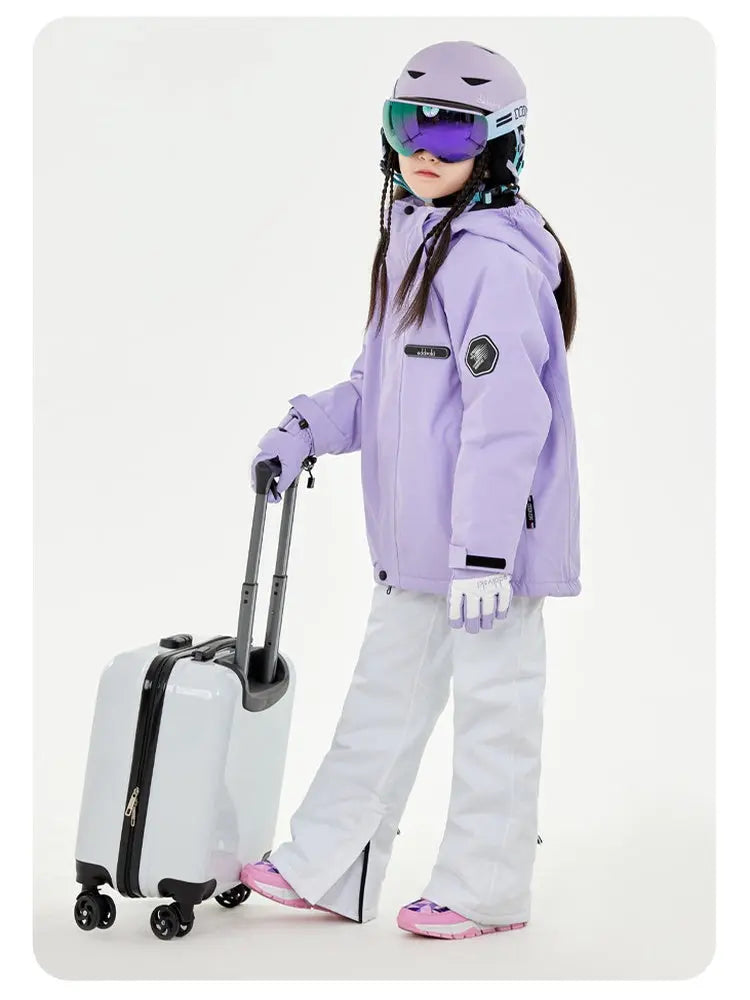 Kids Insulated Ski Bib Pants | 20K Waterproof Snow Overalls