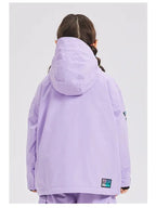 Kids Warm Ski Jacket Coat for Winter Solid Color Snow Wear HOTIANSNOW