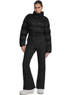 Women's One Piece Ski Suit Slim Fit Waterproof Windproof Snowsuit