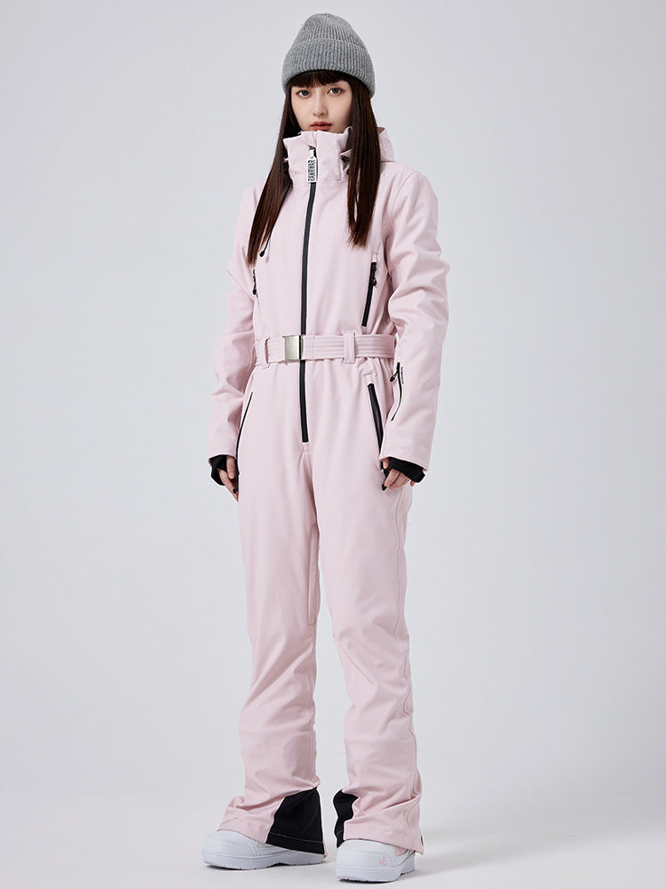 Women's Chic One Piece Snow Suit Slim Fit