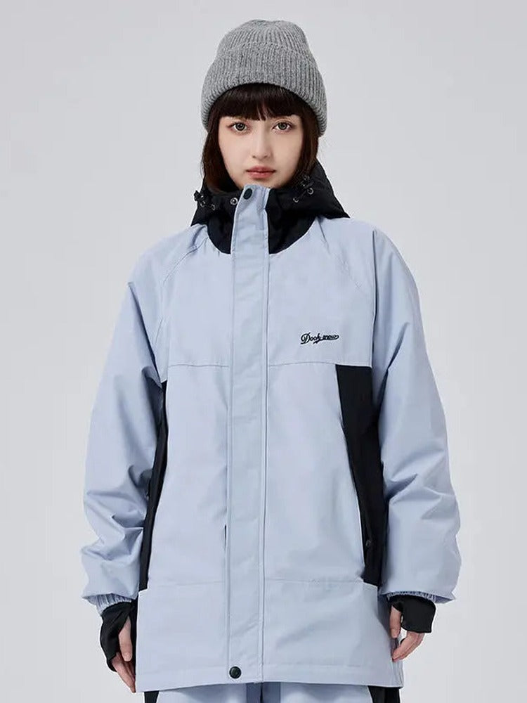 Outdoor Baggy Cargo Snowboard Jacket Unisex Snow Coat 