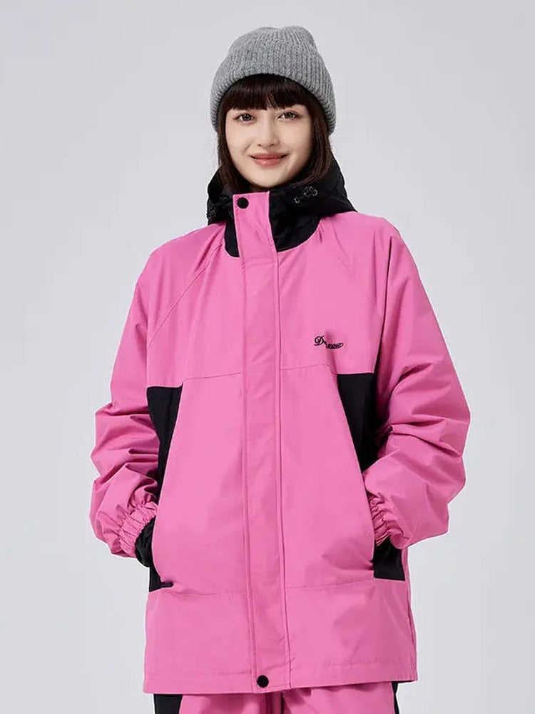 Outdoor Baggy Cargo Snowboard Jacket Unisex Snow Coat 