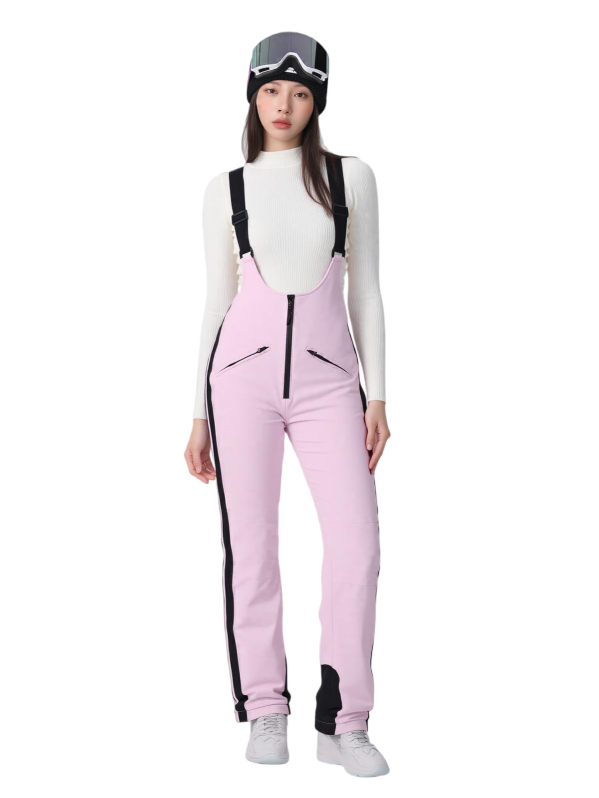 Women's Waterproof Insulated Snowboard Bib Pants