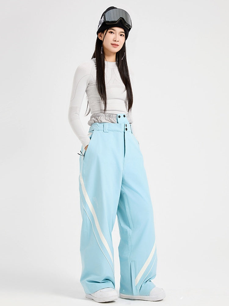 Women's 3L Windproof Baggy Snow Ski Pants