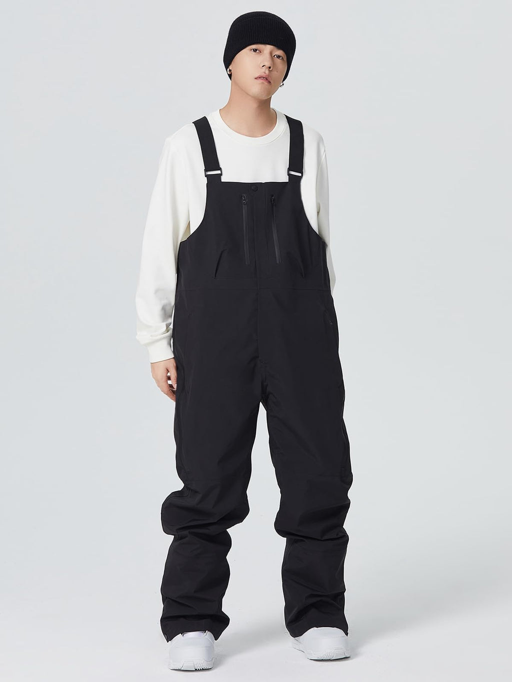 Men's Waterproof Ski Bib Pants – Windproof Snow Overalls