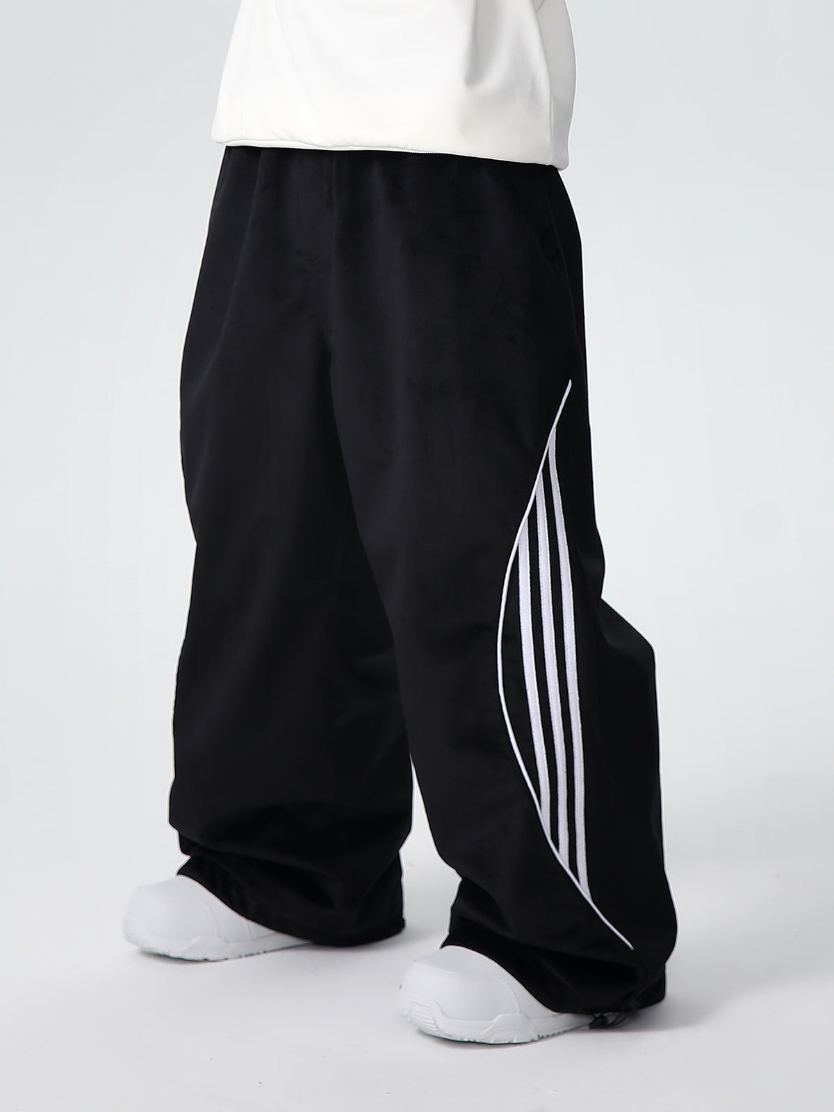 Men's Oversized Fleece Baggy Snowboard Pants