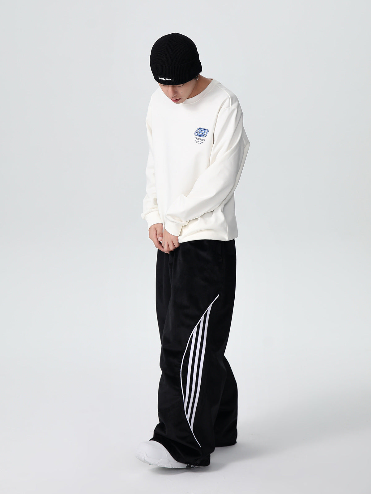 Men's Oversized Fleece Baggy Snowboard Pants