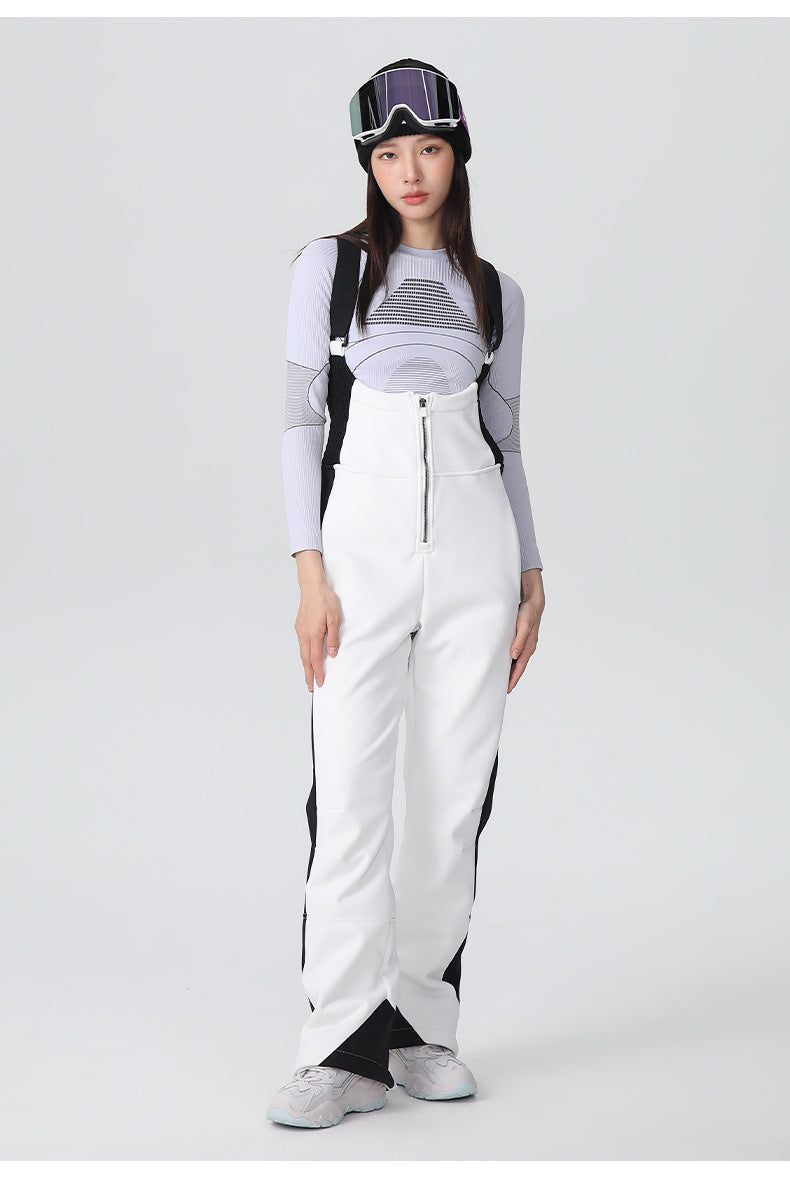 Women's One Piece Ski Bib Overalls 10K Snow Jumpsuit Bib Overalls
