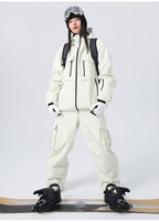 Women's Cargo Ski Jacket & Snow Pants Set 2 Pieces