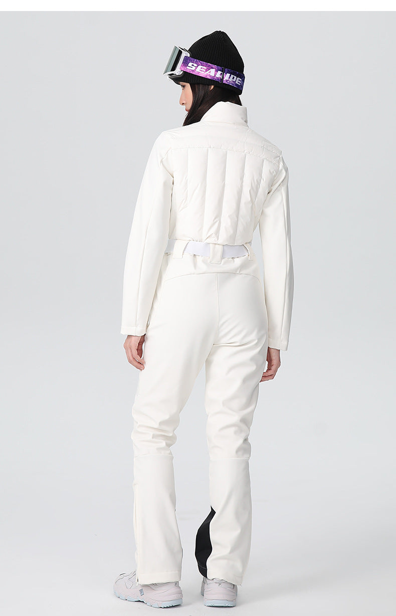Chic All-Weather Ski Jumpsuit One-piece Snow Suits