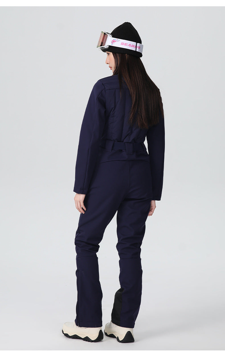 Chic All-Weather Ski Jumpsuit One-piece Snow Suits