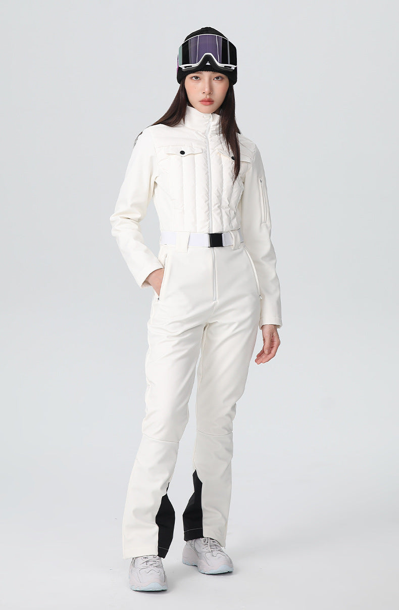 Chic All-Weather Ski Jumpsuit One-piece Snow Suits
