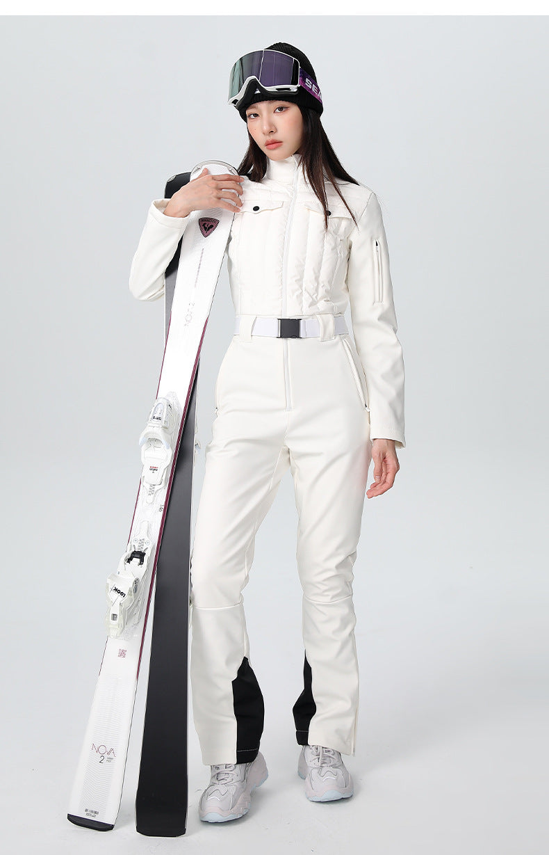 Chic All-Weather Ski Jumpsuit One-piece Snow Suits