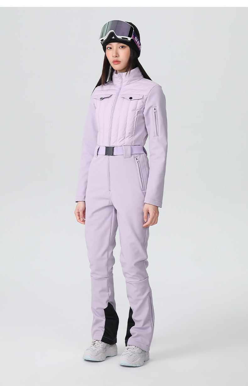Chic All-Weather Ski Jumpsuit One-piece Snow Suits