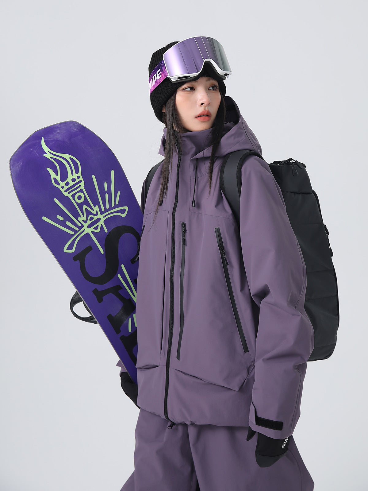 Unisex All-Conditions Baggy Snow Jacket Workwear Fashion