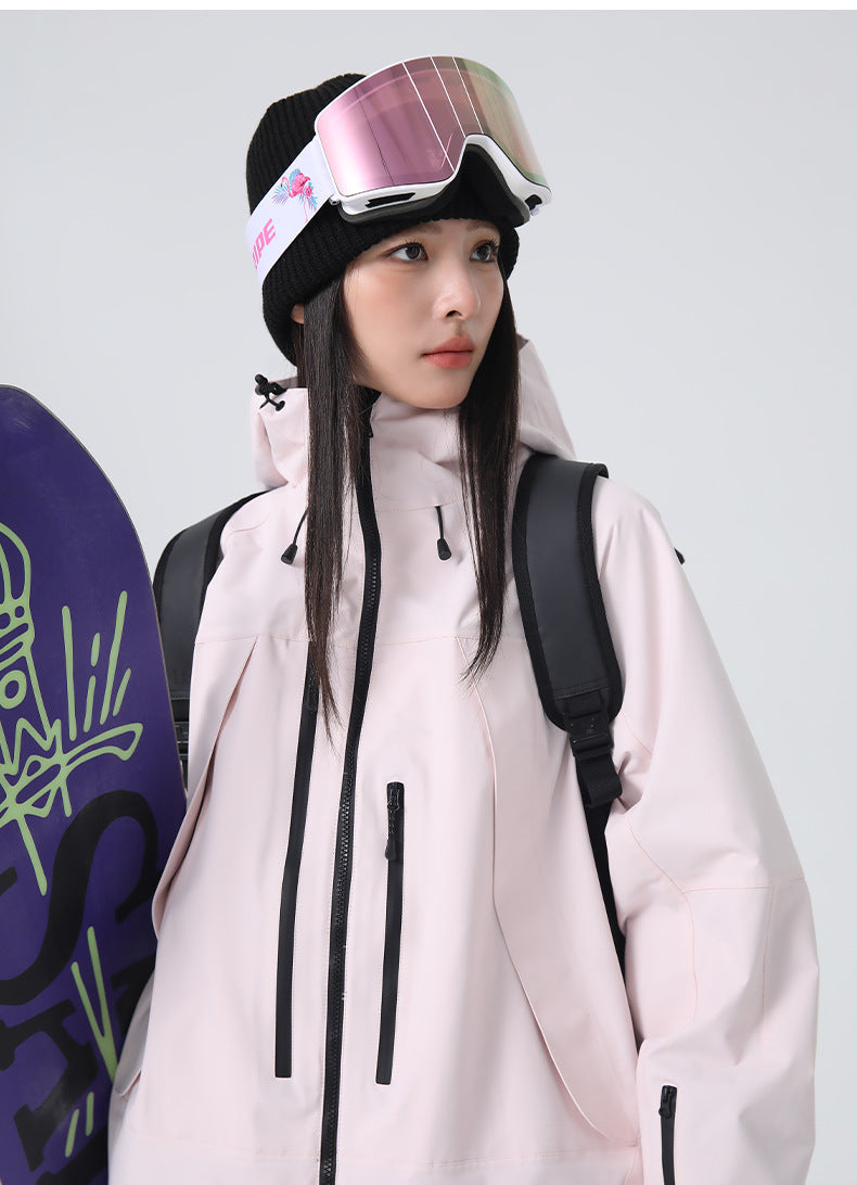 Unisex Full Zip Snow Jacket