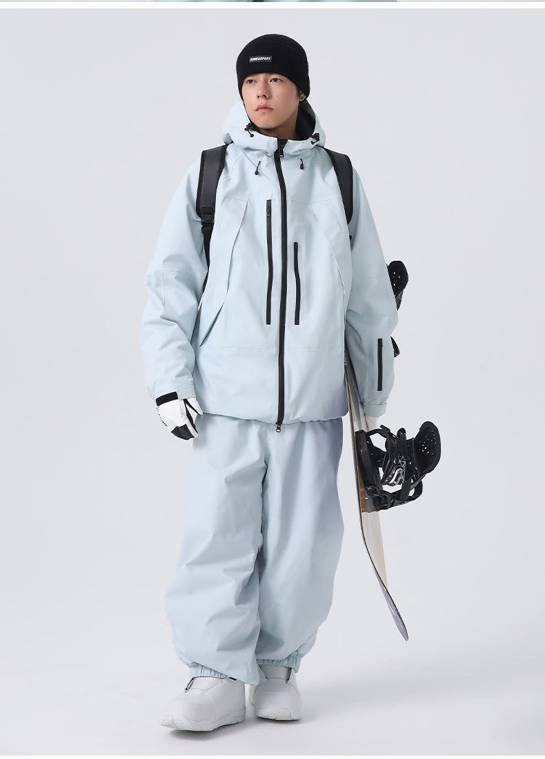 Unisex Full Zip Snow Jacket