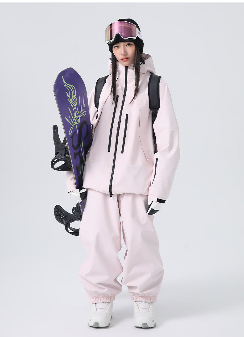 Unisex Full Zip Snow Jacket
