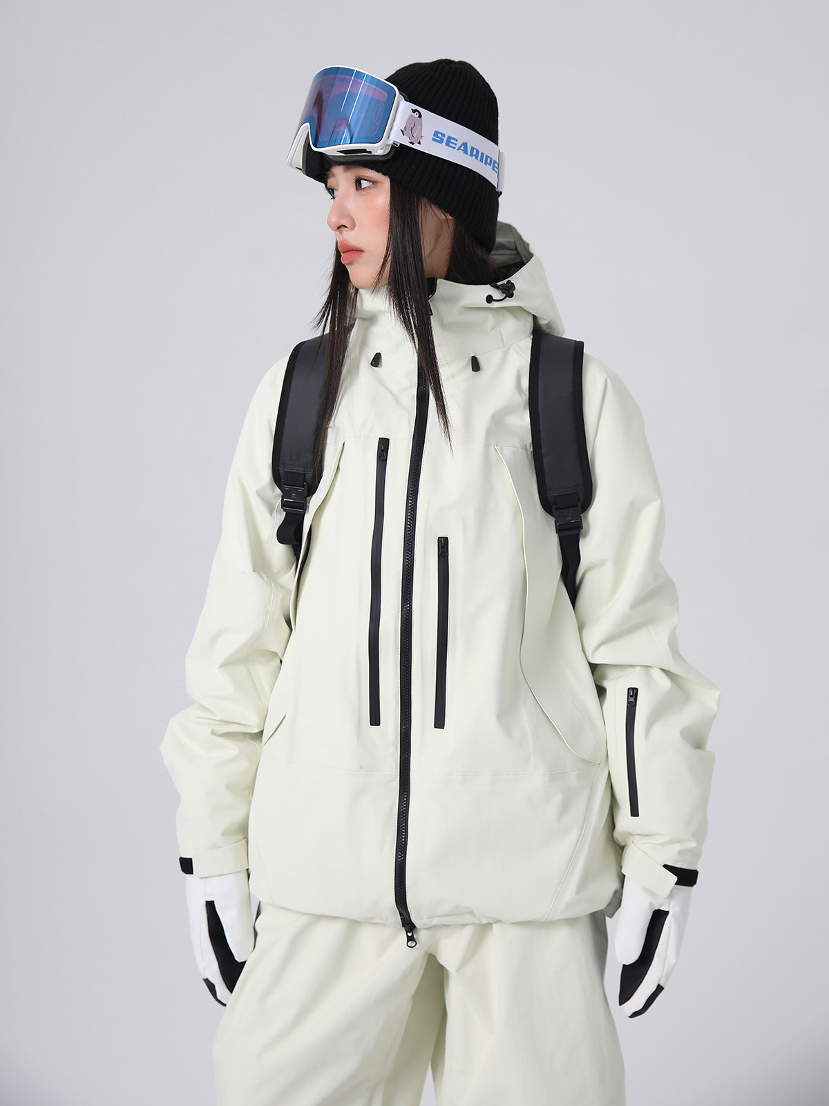 Unisex Full Zip Snow Jacket