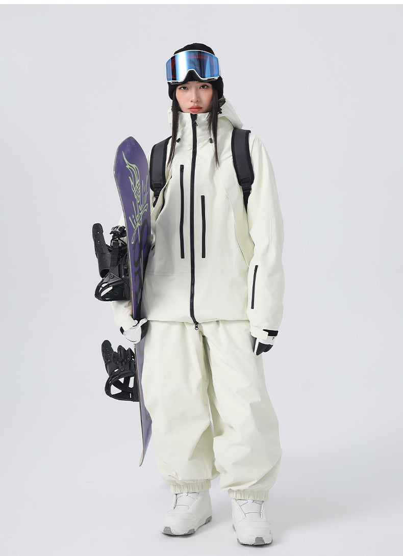 Unisex Full Zip Snow Jacket