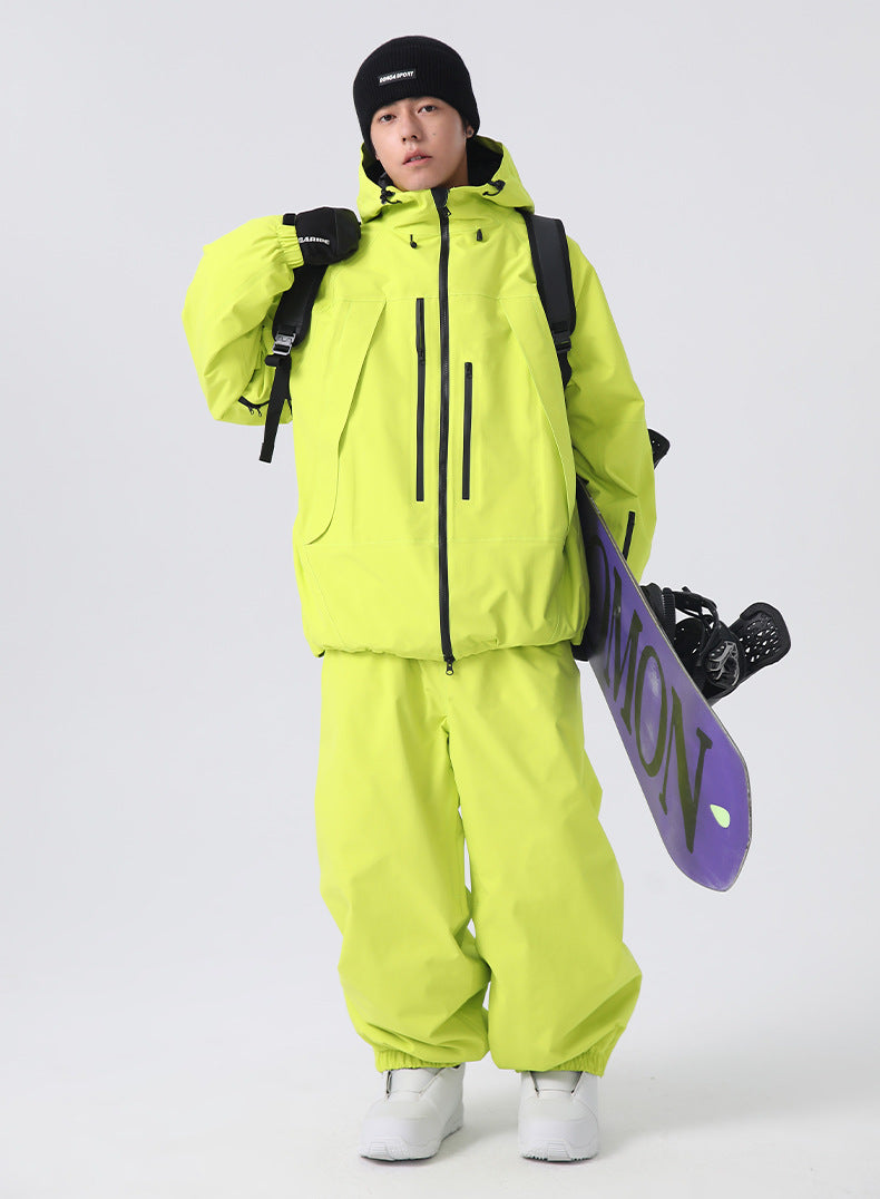 Unisex Full Zip Snow Jacket