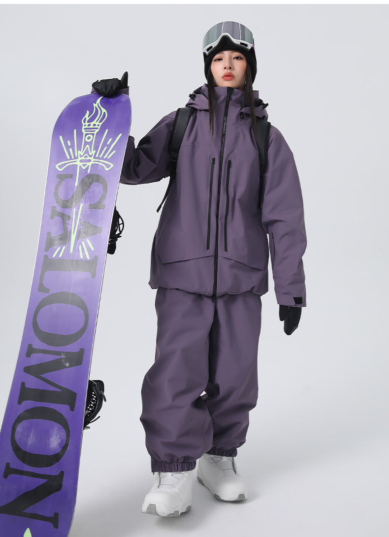 Chic All-Weather Ski Jumpsuit One-piece Snow Suits