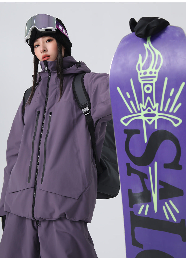 Chic All-Weather Ski Jumpsuit One-piece Snow Suits