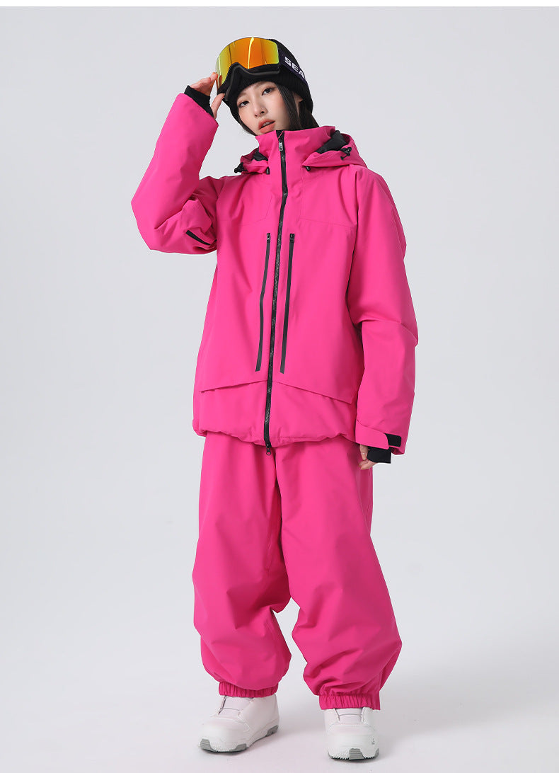 Chic All-Weather Ski Jumpsuit One-piece Snow Suits