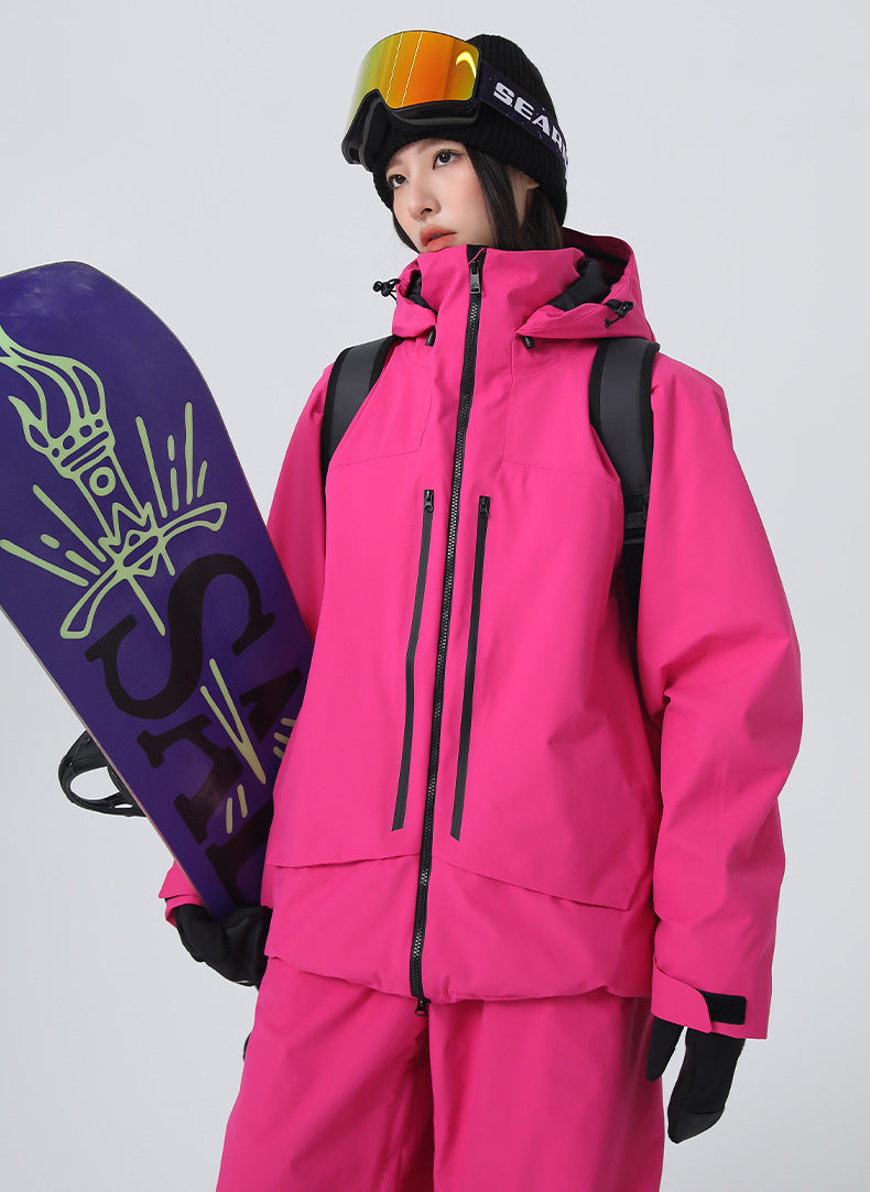Chic All-Weather Ski Jumpsuit One-piece Snow Suits