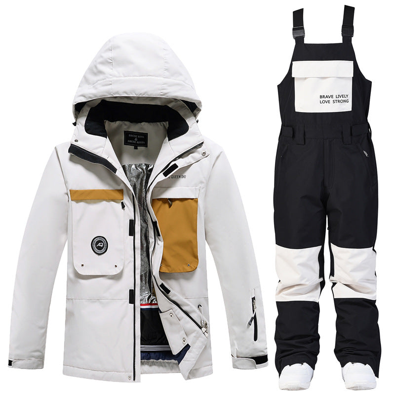 Women's 2-Piece Ski Suit Set | Insulated Jacket & Snow Bibs