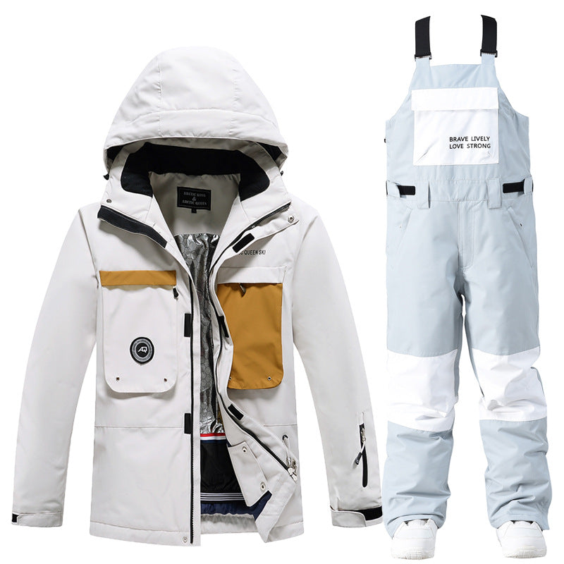 Women's 2-Piece Ski Suit Set | Insulated Jacket & Snow Bibs