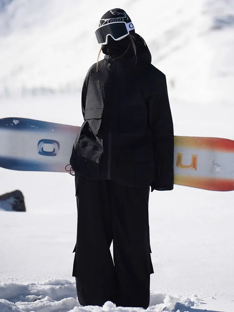 Unisex 2-Piece Snowsuit Set — Waterproof Ski & Snowboard Wear