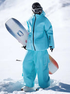 Unisex 2-Piece Snowsuit Set — Waterproof Ski & Snowboard Wear