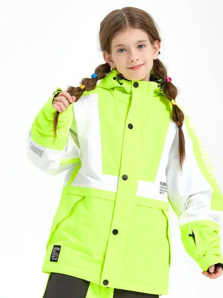 Winter Button-up Snow Jacket Warm Sports Costumes 